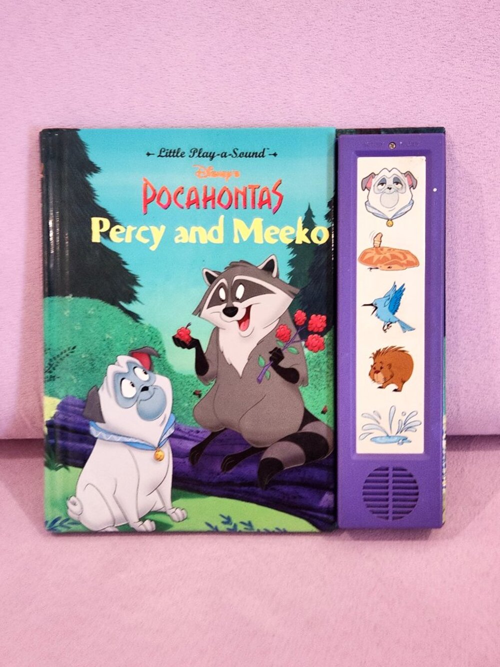 Vintage 1995 Disney Little Play-a-Sound Pocahontas Percy and Meeko WORKING